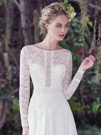 Maggie Sottero Style #DEIRDRE #0 default Ivory/Light Gold thumbnail
