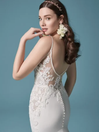 Maggie Sottero Style #Nikki #2 default Ivory over Nude (pictured) thumbnail
