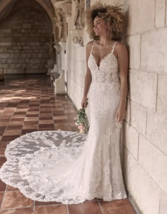 Maggie Sottero Style #Farrah #0 default Ivory over Misty Mauve thumbnail