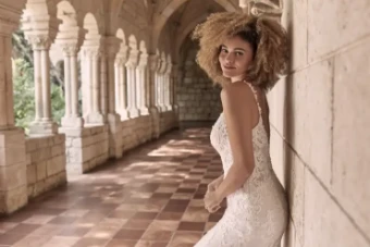 Maggie Sottero Style #Farrah #1 Ivory over Misty Mauve thumbnail