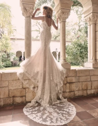Maggie Sottero Style #Farrah #2 Ivory over Misty Mauve thumbnail