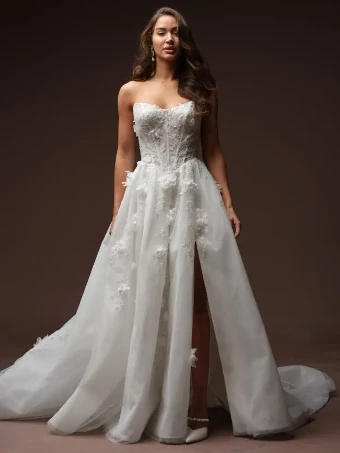 Maggie Sottero Style #Fern #6 All Ivory (gown with Ivory Illusion) thumbnail