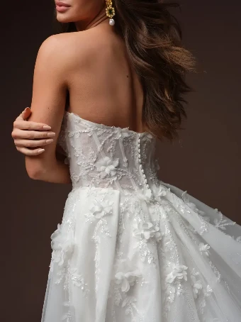 Maggie Sottero Style #Fern #8 All Ivory (gown with Ivory Illusion) thumbnail