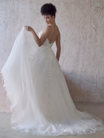Maggie Sottero Style #Sandrine #1 default Ivory (gown with Ivory Illusion) thumbnail