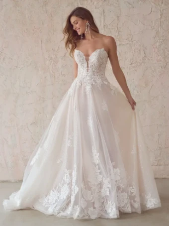 Maggie Sottero Style #BRITNEY #1 Ivory/Misty Mauve thumbnail