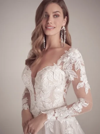 Maggie Sottero Style #BRITNEY #6 Ivory/Misty Mauve thumbnail