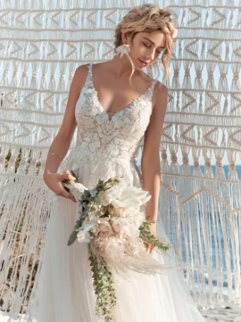 Rebecca Ingram Style #Minerva #2 default Ivory/Blush/Pewter thumbnail