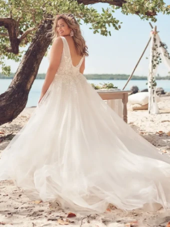 Rebecca Ingram Style #Jenessa #1 Ivory/Misty Mauve thumbnail