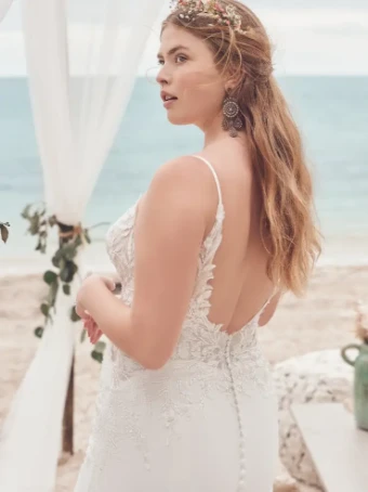 Rebecca Ingram Style #Alda #3 default Ivory (gown with Natural Illusion) thumbnail