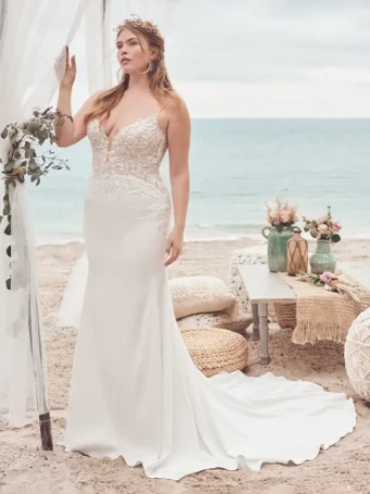 Rebecca Ingram Style #Alda #0 default Ivory (gown with Natural Illusion) thumbnail