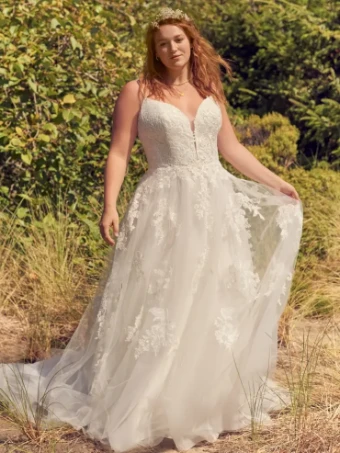 Rebecca Ingram Style #Evora #0 default Ivory/Vintage Blush thumbnail