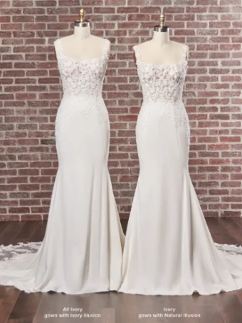 Rebecca Ingram Style #Sadie #4 Ivory/Nude thumbnail