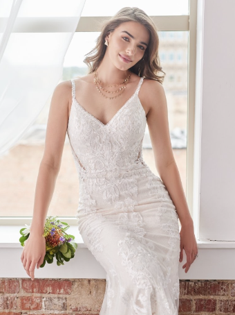 Rebecca Ingram Style #Larkin Lynette #0 default Ivory/Soft Blush thumbnail
