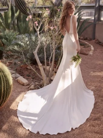 Rebecca Ingram Style #Jakayla #3 Ivory (gown with Natural Illusion) thumbnail