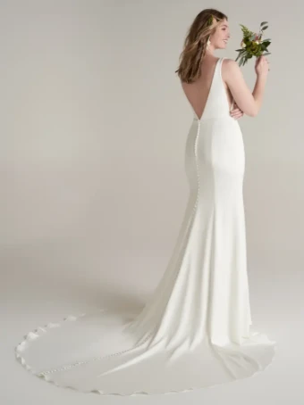Rebecca Ingram Style #Jakayla #1 Ivory (gown with Natural Illusion) thumbnail