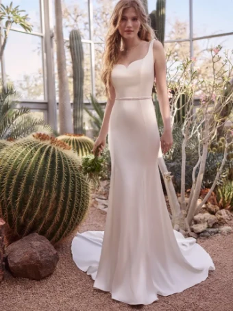 Rebecca Ingram Style #Jakayla #4 default Ivory (gown with Natural Illusion) thumbnail