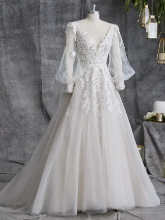 Rebecca Ingram Style #Alexandria #2 Ivory All Ivory (pictured) All Black thumbnail