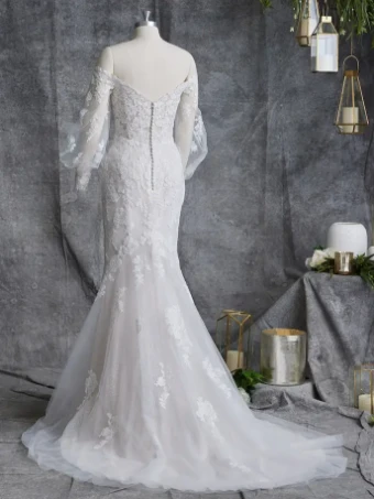 Rebecca Ingram Style #Patricia #4 Ivory Over Blush thumbnail