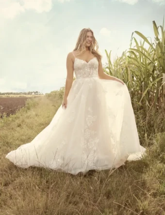 Rebecca Ingram Style #Irene 21RN398A01 #0 default Ivory/Blush/Pewter thumbnail