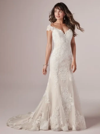 Rebecca Ingram Style #Daphne #5 Ivory/Blush thumbnail