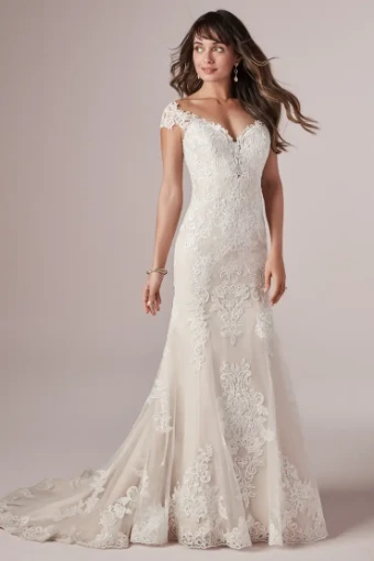 Rebecca Ingram Style #Daphne #1 Ivory/Blush Ivory Over Blush thumbnail