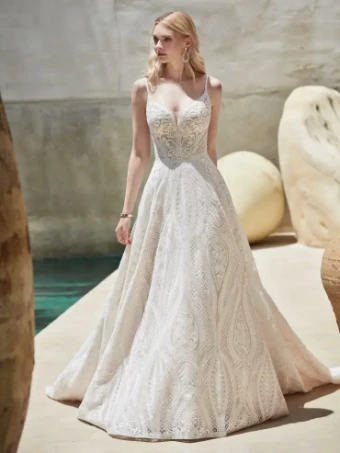 Sottero and Midgley Style #Roxanne #1 Ivory/Pewter/Soft Blush thumbnail