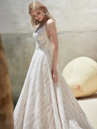 Sottero and Midgley Style #Roxanne #0 default Ivory/Pewter/Soft Blush thumbnail