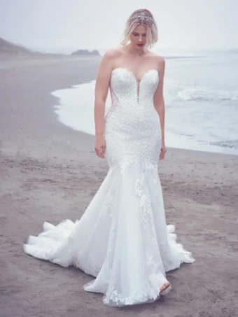 Sottero and Midgley Style #Montgomery #0 default Ivory over Blush (gown with Ivory Illusion) thumbnail