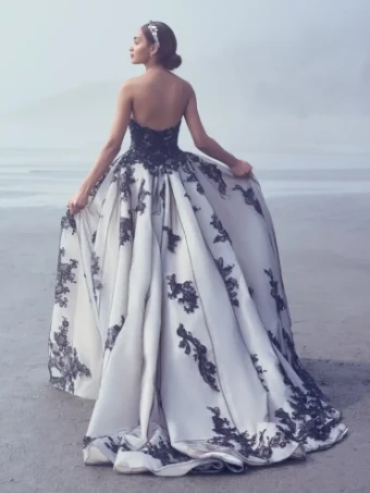 Sottero and Midgley Style #Norvinia #2 Black/Champagne thumbnail