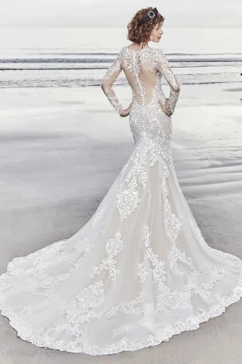 Sottero and Midgley Style #Dakota #2 default Ivory Over nude thumbnail