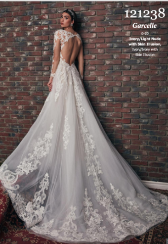 Calla Blanche Style #Garcelle #1 default Ivory/Ivory with Skin Illusion Unlined Bodice thumbnail