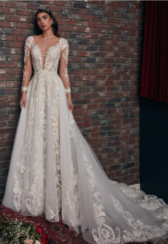 Calla Blanche Style #Garcelle #0 default Ivory/Ivory with Skin Illusion Unlined Bodice thumbnail