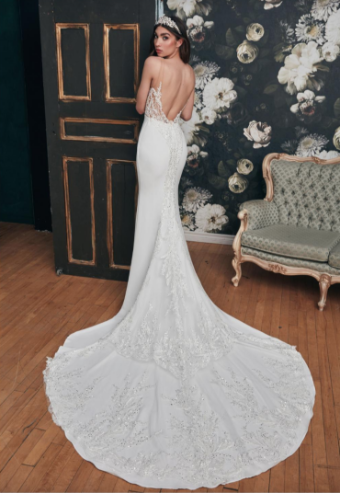 Calla Blanche Style #Daniele #1 default Ivory with Skin Illusion Unlined Bodice thumbnail