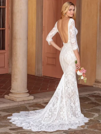Casablanca Bridal Style #Ainsley #1 default Light Nude/Ivory/Silver thumbnail