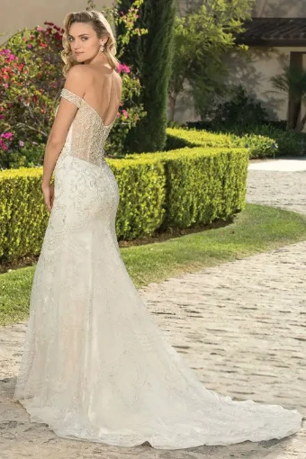 Casablanca Bridal Style #Bianca #1 Champagne/Ivory/Silver thumbnail