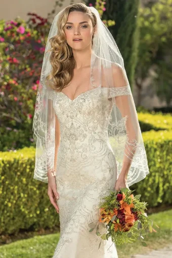 Casablanca Bridal Style #Bianca #2 Champagne/Ivory/Silver thumbnail