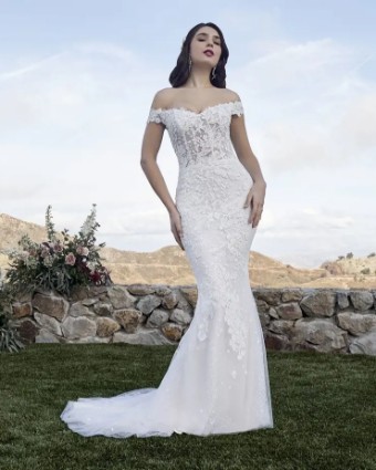 Casablanca Bridal Style #Mckenzie #0 default Ivory/Silver/Blush thumbnail