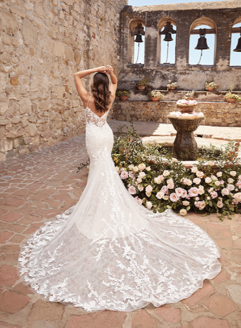 Casablanca Bridal Style #Annalise #1 Champagne/Nude/Ivory thumbnail