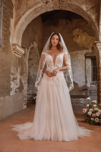 Casablanca Bridal Style #Lena #0 default Nude/Ivory/Silver thumbnail