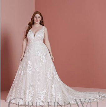 Christina Wu Brides Style #29360 #0 default Ivory/Oyster/Silver thumbnail