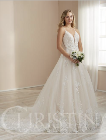 Christina Wu Brides Style #18297 #0 default Ivory/Pale Blush/Nude/Silver thumbnail
