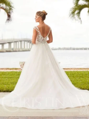 Christina Wu Brides Style #15797 #1 default Ivory/Pale Blush/Silver thumbnail