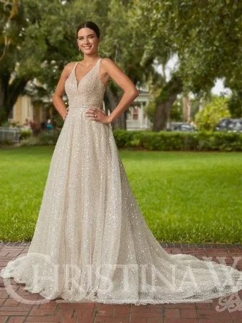 Christina Wu Brides Style #15800 #0 default Ivory/Nude thumbnail