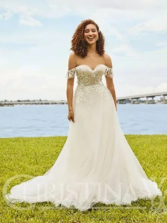 Christina Wu Brides Style #15802 #0 default Ivory/Pale Blush/Nude/Silver thumbnail