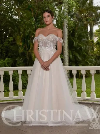Christina Wu Brides Style #15802 #3 default Ivory/Pale Blush/Nude/Silver thumbnail
