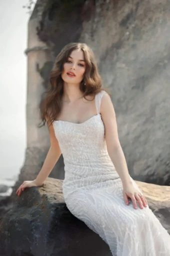 Disney Fairy Tale Weddings Style #Ariel #3 Ivory/Champagne/Nude thumbnail