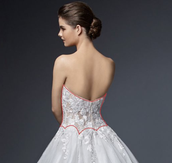 Elysee by Enzoani Style #Genevieve #2 Ivory/Nude thumbnail