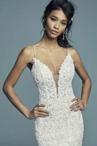 Maggie Sottero Style #Tuscany Lynette - 8MS794MC - Maggie Sottero #1 Ivory Over nude Ivory over Misty Mauve thumbnail