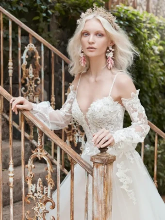 Maggie Sottero Style #Stevie - 20MS604 - Maggie Sottero #0 default Ivory Ivory/Champagne thumbnail