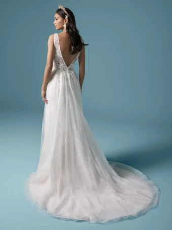Maggie Sottero Style #Quinley - 20MW719 - Maggie Sottero #1 Ivory over Antique Ivory (gown with Nude Illusion) thumbnail